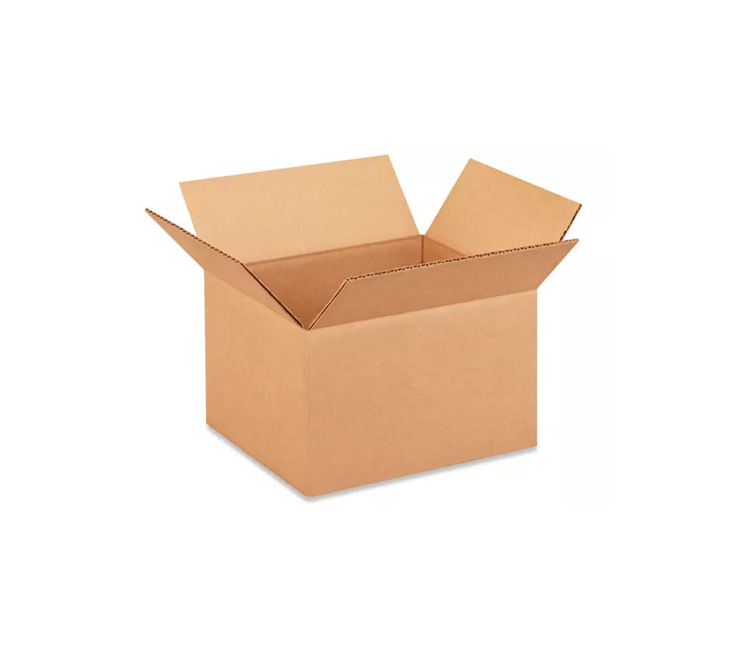 10x8x6 Lightweight 32 ECT Corrugated Boxes